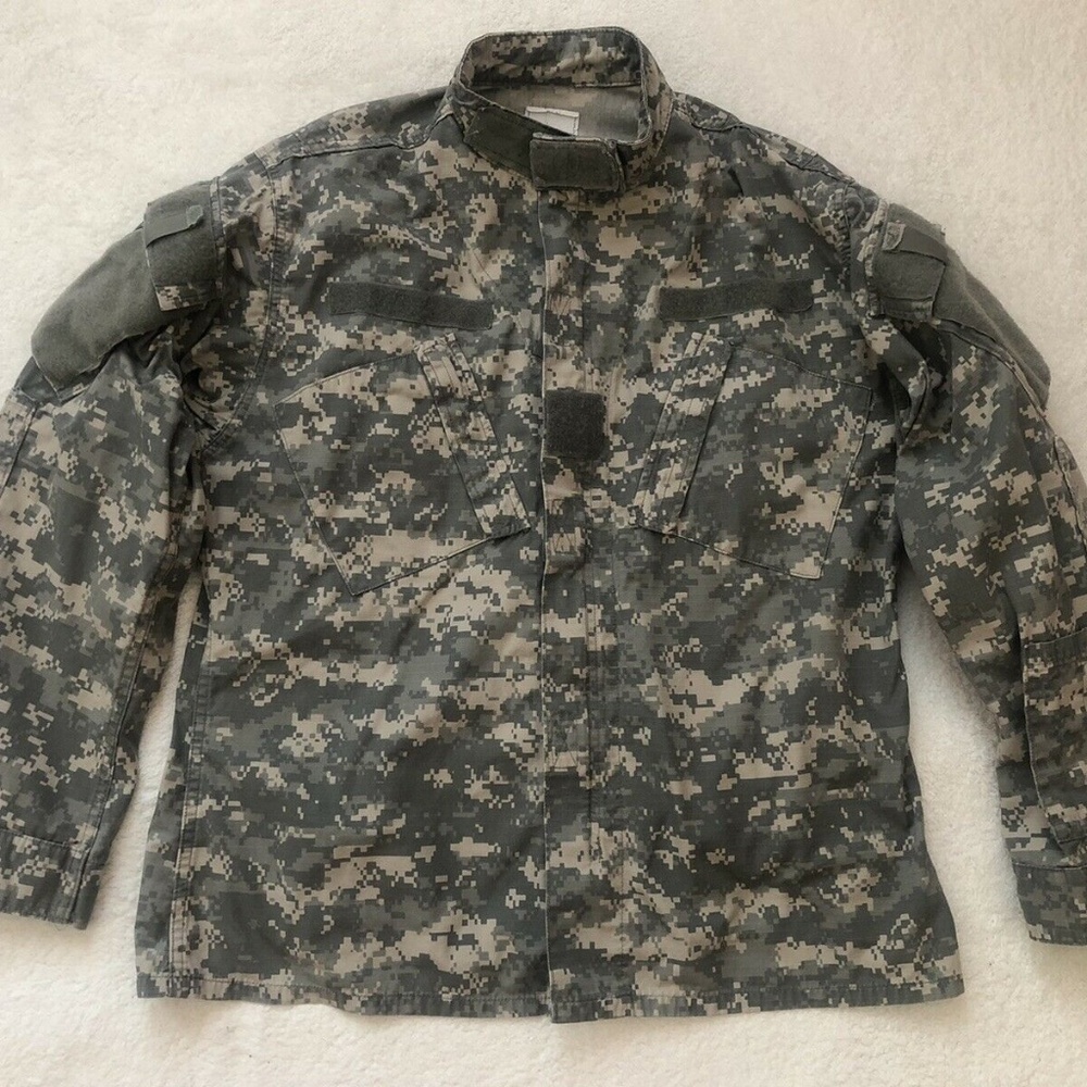 US Army Combat Uniform Top Medium Regular Digital Pattern Blouse Coat Green